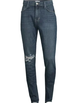Hudson Jeans|Zane High Rise Distressed Knee Skinny Jeans Blue