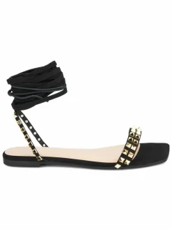 FASHION TO FIGURE Zena Studded Flat Sandals