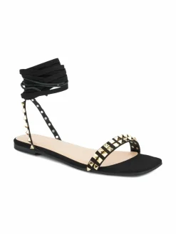 FASHION TO FIGURE Zena Studded Flat Sandals