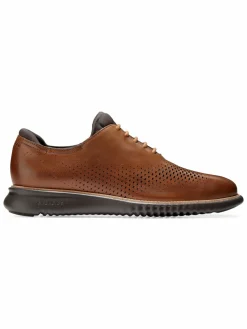 Cole Haan 2.Zerogrand Perforated Leather Wholecut Oxford Shoes
