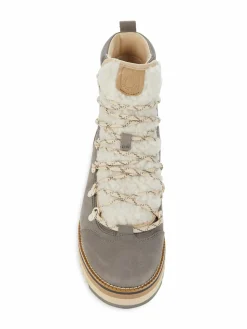 Cole Haan Zerogrand Xplor Faux Shearling Hiking Boots