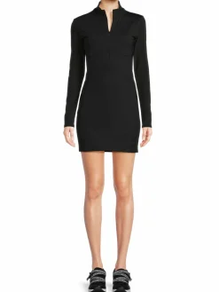 Women Le Ore Zip Up Mini Sheath Dress
