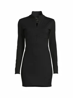 Women Le Ore Zip Up Mini Sheath Dress