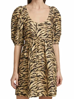 Women ba&sh Zola Printed Mini-Dress