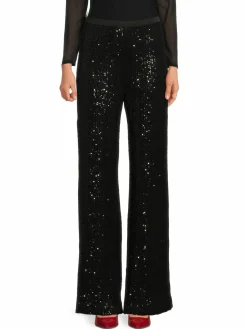 Women Ramy Brook Zora Sequin Wide Leg Pants